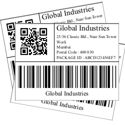 Online format of an Label for Exporters