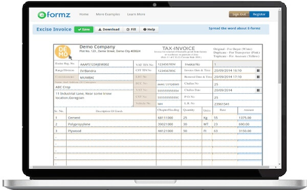 Online GST Invoice Generator