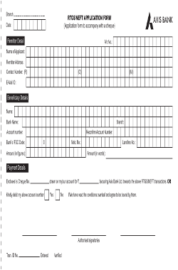 debit auto axis bank for form RTGS Bank Axis NEFT Form Bank Download Form Axis